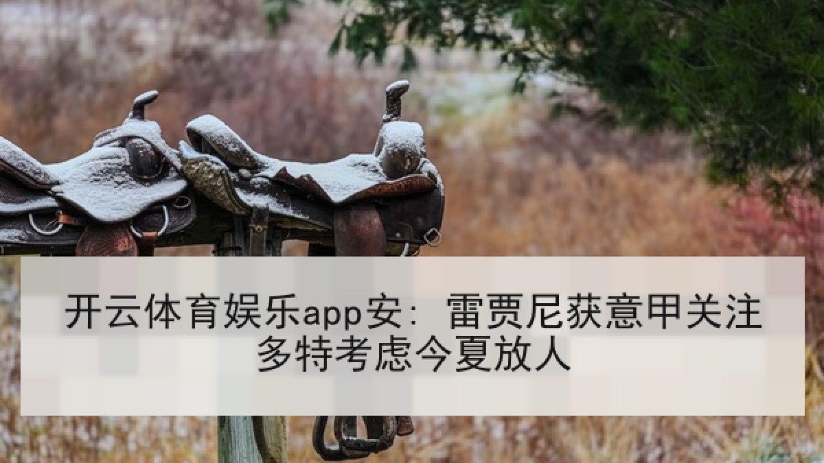 开云体育娱乐app安: 雷贾尼获意甲关注多特考虑今夏放人 开云体育娱乐app安: 雷贾尼获意甲关注多特考虑今夏放人